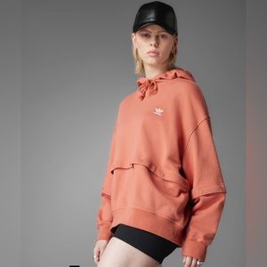 Adidas Originals snap hoodie sweatshirt NWT